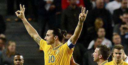 Che Gol! Ibrahimovic cala il Poker! Svezia – Inghilterra 4 – 2
